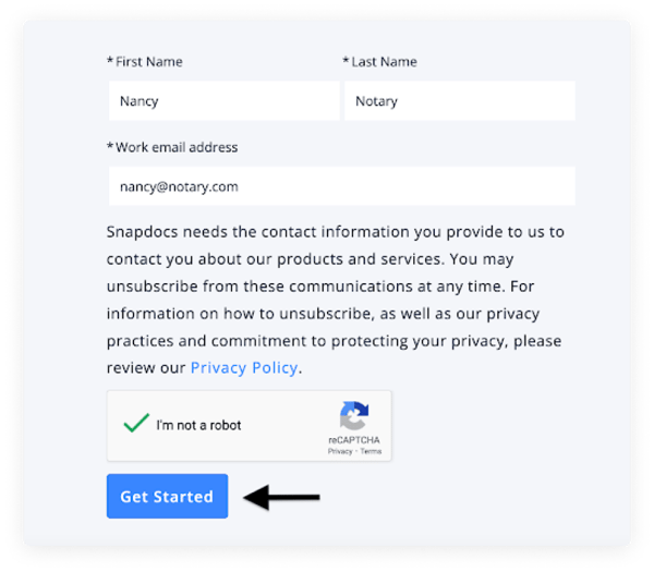 Creating a Notary Signing Agent Account -step2