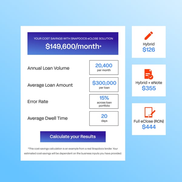 eClosing ROI Calculator Preview Image